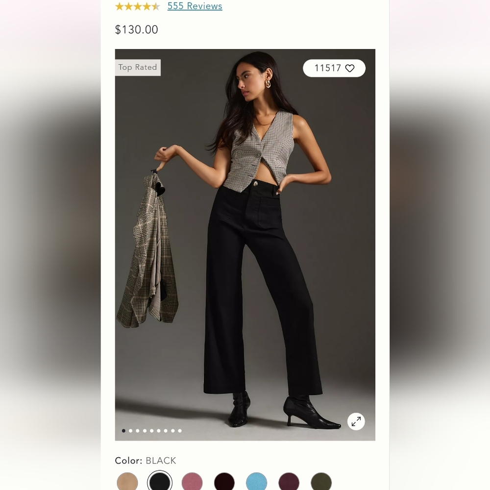Maeve Pants. The Colette. Size 26P.